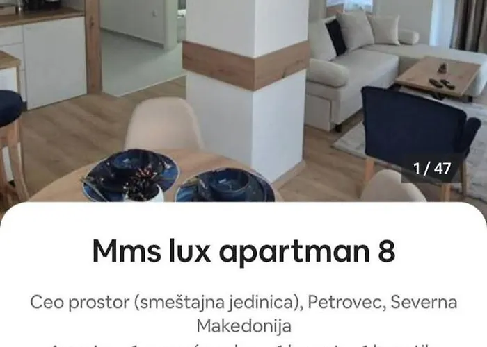 Mms Lux 7 I 8 Petrovec Apartament Skopje