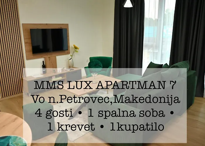 Apartament Mms Lux 7 I 8 Petrovec Skopje